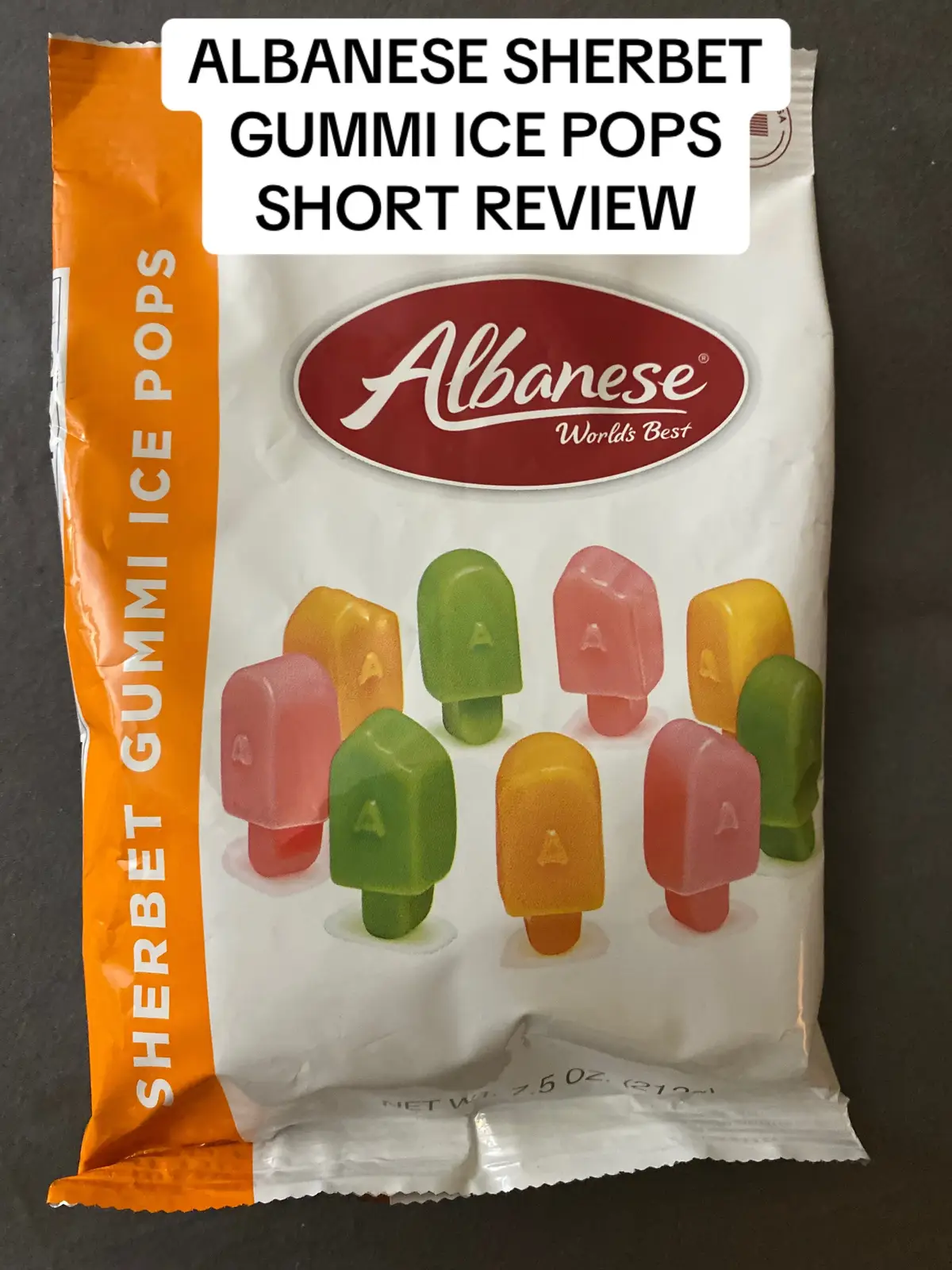 These were BANGIN'! Albanese don't miss! #short #review #albanese #gummy #gummies #sherbet #icepops #snackreview #foodreview #newfood #newfoods #newfoodfind #newfoodfinds #snackhomies #fyp 