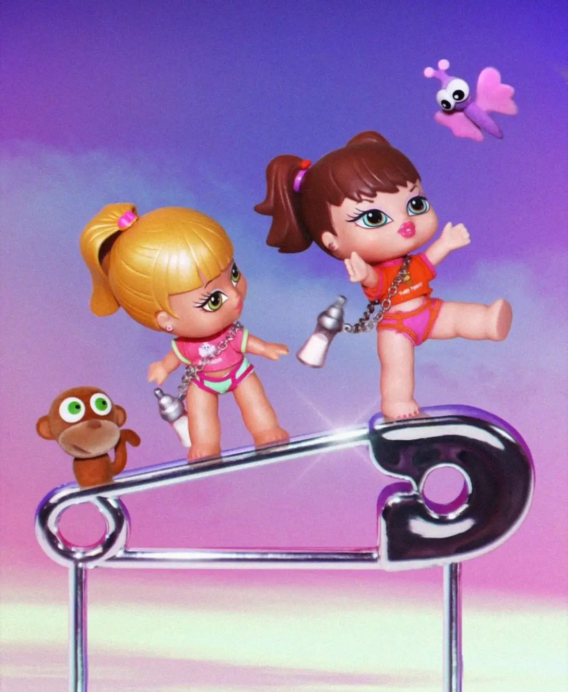 Bratz Babyz Fianna and Meygan are available now on @Amazon best friends! Originally released in 2005, these cuties are serving full *baby bottle with bling* vibes and are ready to be added to your collection! 🍼💍 👄🛒 #bratz #bratzbabyz #babyz #babyfashion #TikTokShop #amazon 