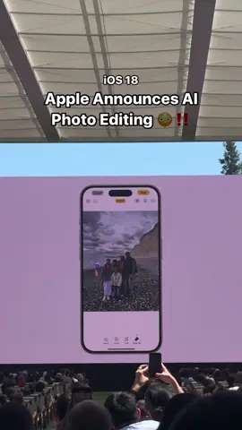 Apple Announces AI Photo Editing 😳‼️ #Apple #Tech #iPhone 