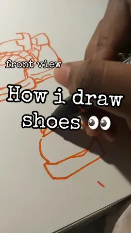 I know this one doesn't have a step by step explanation, but hopefully it helps 🙏🏾 (might do a step-by-step version on YouTube) YouTube: Uhmokay2  insta: umokayyy16  #popofcolor #traditionalart #markerart #markerartist #traditional #sketchbook #trusttheprocess #artwork #artistsoftiktok #freehand #umokays_corner #drawingoc #arttutorial #arttutorials #artisttutorial #howidrawshoes #shoetutorial 