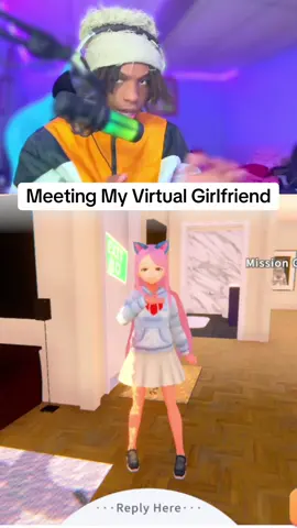 Meeting My Virtual Girlfriend Live #fyp #viral #yandere #anime 