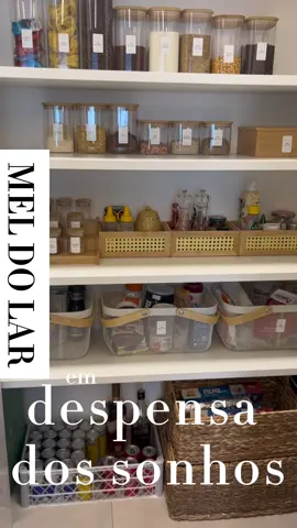 Casei e me mudei pra casa do marido…e bora organizar cada cantinho! Quem quiser os links comenta “LINKS” aqui ♥️ #MelDoLar #Home #decor #organizedhome #organization #organizacao #casa #despensaorganizada 