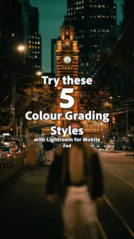 Here are 5 colour grade styles you can try in Lightroom Mobile📱✍ #AdobePartner​ Colour grading is an important part of any editing process, so I’ve partnered up with @Lightroom to showcase some of my colour grade styles that you can try out yourself! Let me know your​ favourite in the comments 💭 ​#ad #sponsored #MadeWithLightroom #lightroompreset #lightroomtutorials #colorgrading 