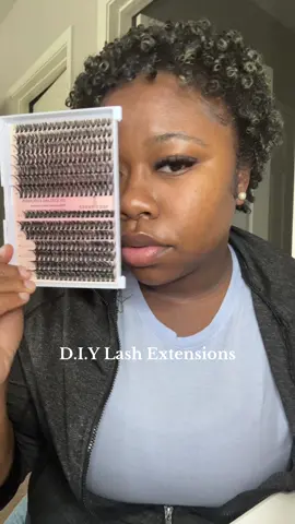 OHH baby, $4 lash extensions & it took 15 minutes tops! How’d I do on my first try? 😍😍 #fyp #fy #eyelashestutorial #eyelashes #diylashextensions #nursingstudent 