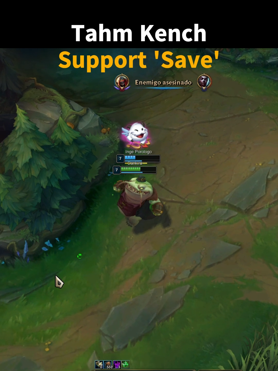 Tahm Kench Support  Protegiendo al ADC #leagueoflegends #lolsupport #bestplay #GamingOnTikTok