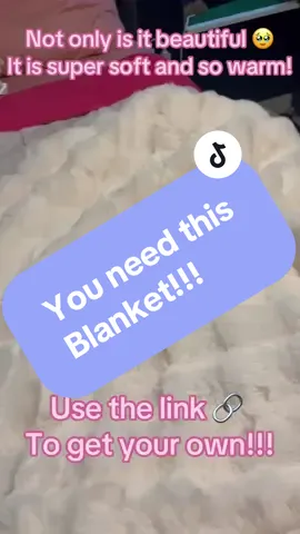 This blanket is amazing! It’s beautiful 😍 so soft and warm! Use the link to get your own!! #viral #fyp #blanket #musthave #tiktokshopfinds #beautiful #soft 