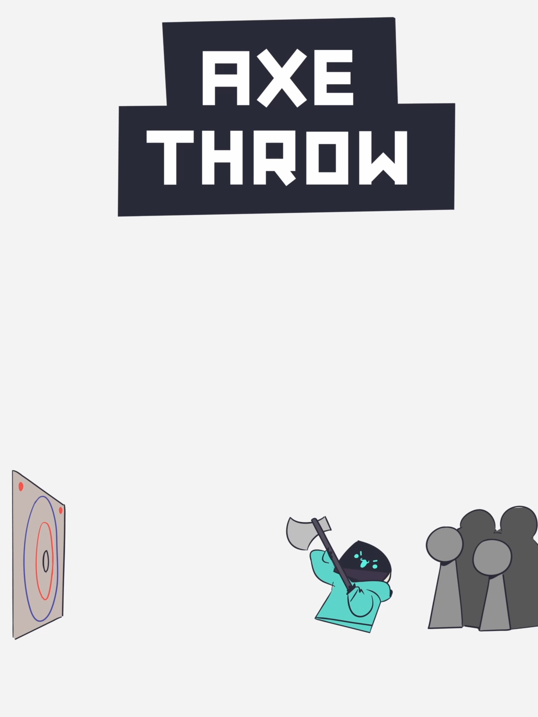 went axe throwing for the first time #animation