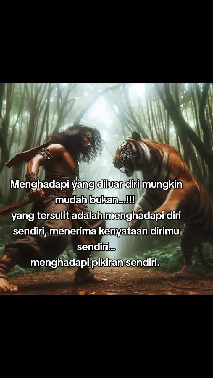 melawan diri sendiri. 