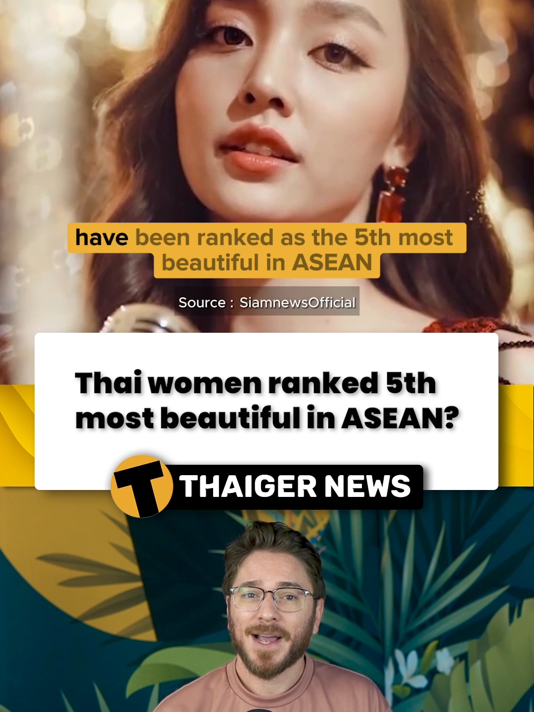 Thai women ranked 5th most beautiful in ASEAN? #ASEAN #ThaiWomen #Ranking #Thailand