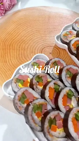 Making Simple Sushi Roll #resepmasakan #resepbekal #masakansimple 