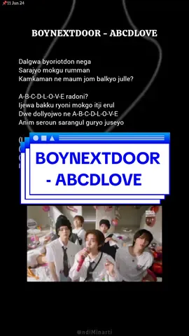 Lyric, BOYNEXTDOOR - ABCDLOVE #easylyrics #lirik #abcdlove #boynextdoor #onedoor 