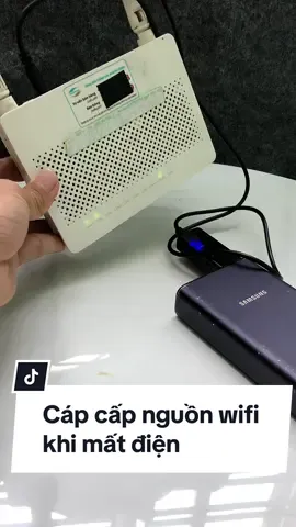 Cáp cấp nguồn cho modem wifi khi mất điện khá tiện lợi, cách dùng cũng khá dễ dàng. #capcapnguonwifi #daycapnguonwifi #capnguonwifi #capnguonchowifi #capcapnguonrouter 