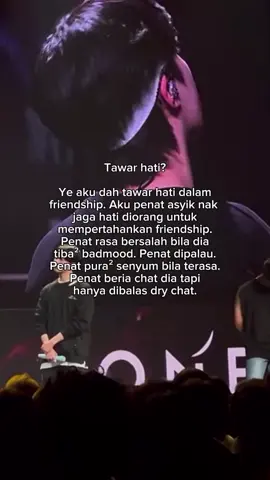 Tayar hati 🙂 #oneus #xion #fyp #friendship #quotes #foryoupage 
