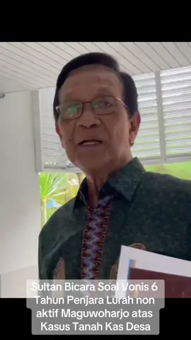 Lurah non aktif Maguwoharjo (Ksd) mendapat vonis 6 tahun penjara dan denda Rp 300 juta subsider 3 bulan kurungan dari hakim Pengadilan Tindak Pidana Korupsi Yogyakarta. Ksd disebut secara sah dan meyakinkan bersalah melakukan tindak pidana korupsi terkait Tanah Kas Desa (TKD). Gubernur DIY, Sri Sultan HB X pun angkat bicara terkait vonis tersebut. #sultan #jogja #sultanjogja #tkd #tanahkasdesa #maguwoharjo #lurahmaguwoharjo 