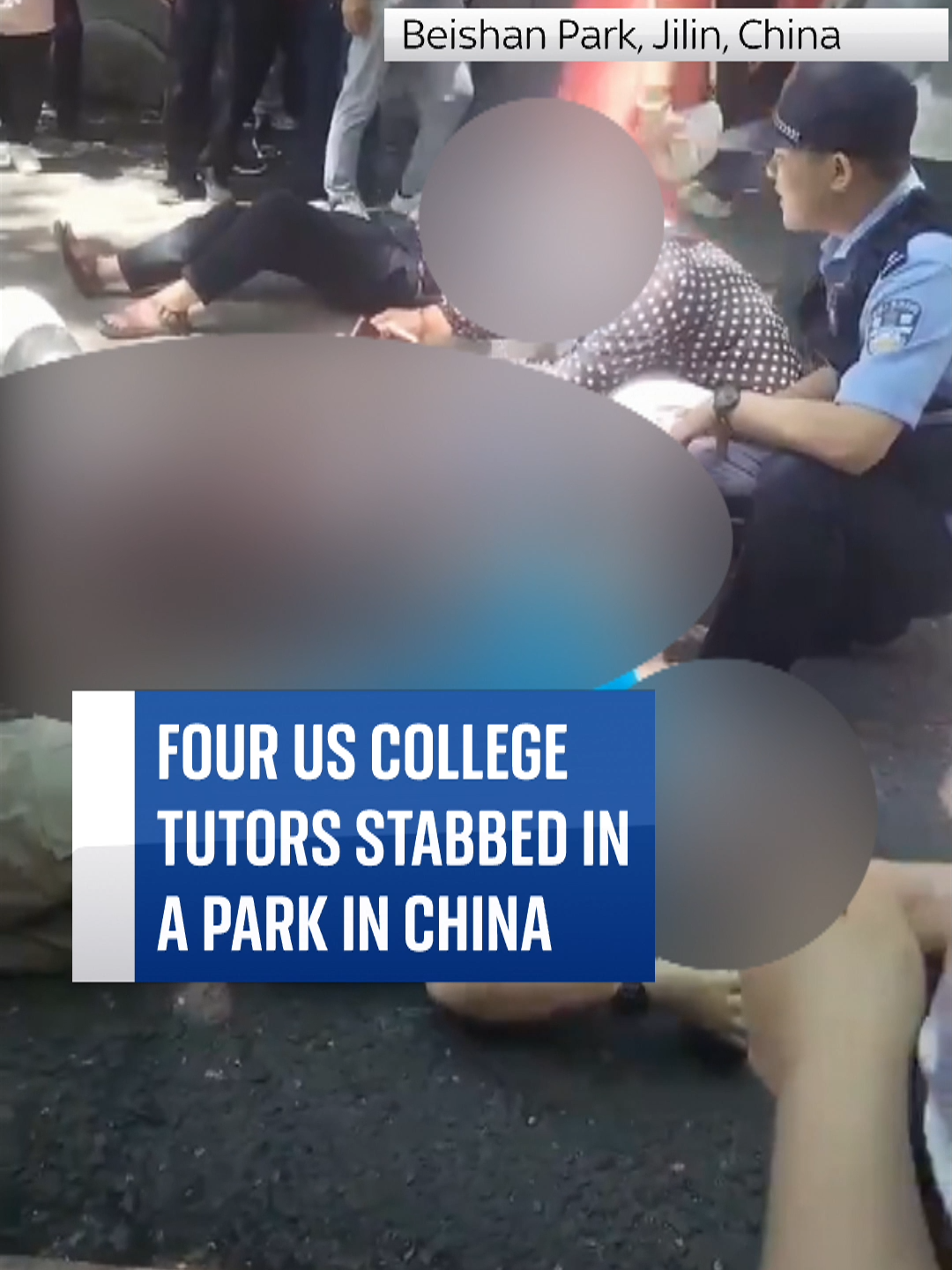 Four US teachers stabbed in #China