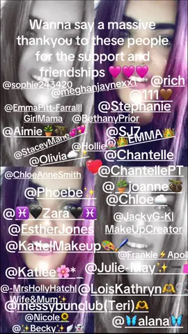 adore these  , sorry if i forgot anyone 🫶🏻🫶🏻🫶🏻 #girlssupportgirls #sharethelove #support #fypage #friendship 