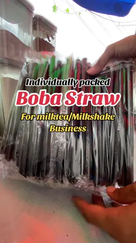 Boba Straw for Milktea 🫰🏻 #Boba #BobaStraw #MilkteaSupplies #Milktea #fyp 
