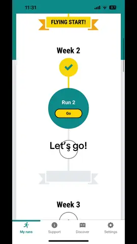 Week 2 run 2! | this one made me realise how much my kids slow me down when i take them 😅 #couchto5k #caloriedeficit #caloriecounting #weightlossjourney 