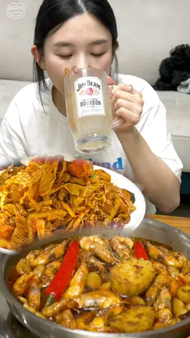 하이볼엔? 토닉워터vs탄산수 #짐빔하이볼 #마라샹궈 #마라감바스 