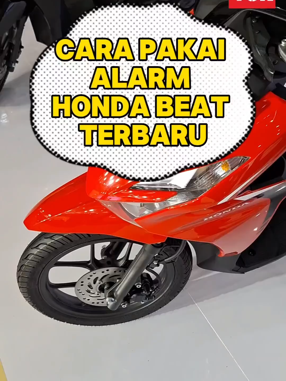 Cara mengaktifkan alarm Honda BeAT 2024 #allnewhondabeat2024 #hondabeat2024