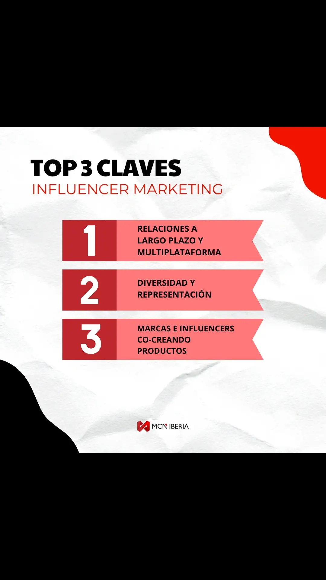 ¿Sabías que las publicaciones creadas por influencers tienen en promedio un 2% más de interacción que las generadas directamente por las marcas? 📈 ¡Continúa leyendo! Hoy te presentamos el top 3 de las claves para que la estrategia de marketing con influencers sea exitosa: ﻿﻿﻿Relaciones a largo plazo y multiplataforma: el mercado ha llevado a los creadores de contenido a tener presencia en múltiples plataformas, ya que el usuario activo interactúa en 4/6 plataformas diariamente 📱🌐. ﻿﻿﻿Diversidad y representación: tanto los influencers como los consumidores evalúan los mensajes y campañas de las marcas para asegurarse de que todos estén representados 🌍. ﻿﻿﻿Marcas e influencers co-creando productos: es cada vez más común el lanzamiento de productos o colecciones en conjunto, lo que ayuda a crear una conexión auténtica entre la marca o el producto y el creador de contenido 🛍️. #MarketingDeInfluencers #EstrategiaExitosa #Engagement #Diversidad #Cocreación #Multiplataforma #RelacionesALargoPlazo