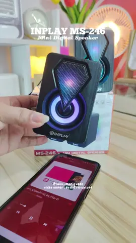 ang lakas nito mga mars! pwedeng pwede sa pc at laptop 🖤 #inplay #inplayms246 #inplayspeaker #fyp #luvv_moniqueee #moniquesbeautyshop 