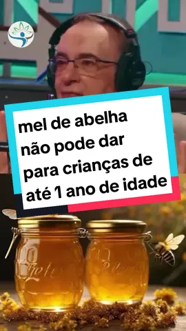 MEL de abelha, não pode dar para crianças de até 1 ano de idade. Dr. Bactéria  #CapCut #vidasaudavel #mel #crianças #saude #drbacteria