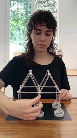 If you’ve ever wondered how a truss structure works, this is a small demonstration of what you can learn with Mola Structural Kits. To learn more about this and other structures, visit molamodel.com to order your own Mola Structural Kit! Video by @israelgollino - 🇧🇷 Se você já se perguntou como uma treliça funciona, essa é uma pequena demonstração do que você pode aprender com os Kits Estruturais Mola. Para saber mais sobre esta e outras estruturas, visite br.molamodel.com e peça já seu próprio Kit Estrutural Mola! Video por @@israelgollino  #molamodel #structuralmodel #architecture #engineering #steameducation #structuralengineering #handson #handsonlearning