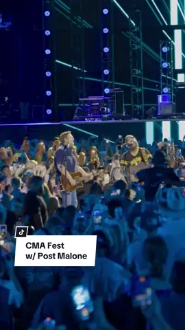 Hell of a time 🍻 @Post Malone   #countrymusic #CMAFest #songofthesummer 