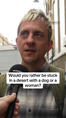 The question of whether men would rather be stuck on a deserted island with a dog or a woman is circulating on TikTok after the viral 