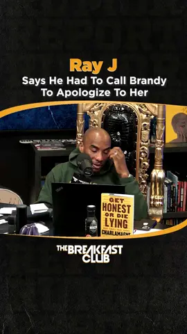 @rayj publicly apologies to his sister #Brandy on #TheBreakfastClub ❤️ #iheartradio