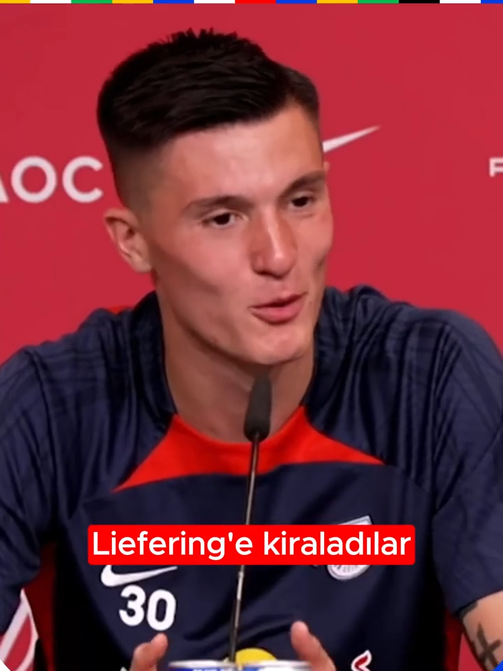 💫 @intersporttr ile İlham Verenler 👑 Benjamin Sesko 📲 Aradığınız tüm spor ürünleri Intersport'ta! 🎙️ @serkanyetkinofficial #Slovenya #EURO2024 #BenjaminSesko #İlhamVerenler #sporhaberleri