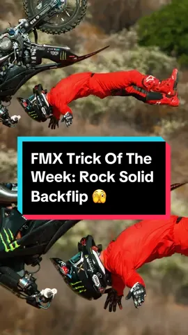 Just @takafmx throwing the Rock Solid Backflip like it's nothing 🫣 #FMXTrickOfTheWeek 🎥 @Headstrong Films  #MonsterEnergy #FMX #FreestyleMotocross #ActionSports #Moto