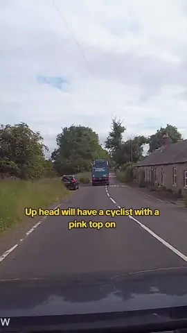 #ukdashcam #hgvdriver #scania #v8 #cyclist #ukbaddriving #overtake #dashcamuk #northumbriadashcam 