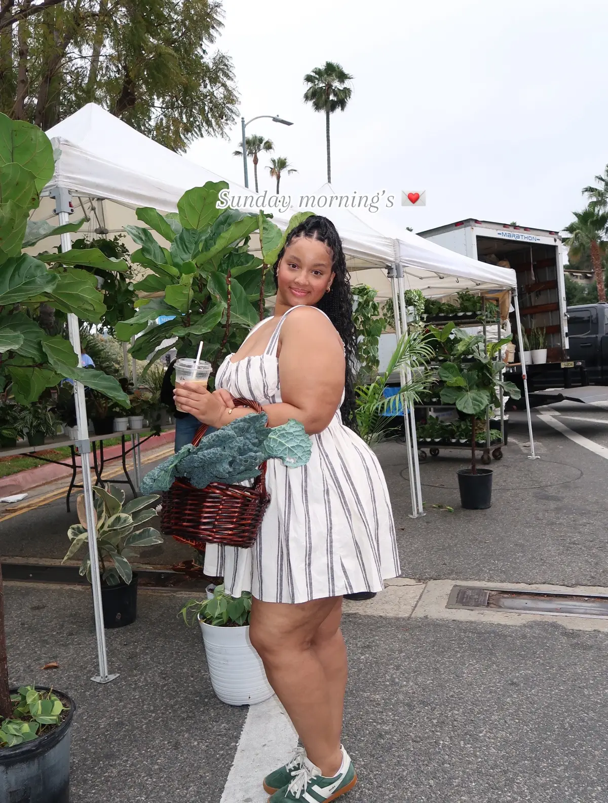 my favorite day 👩🏾‍🌾🥬🌞☕️ #sunday #farmersmarket #blackgirltiktok #christian #fypシ゚ 