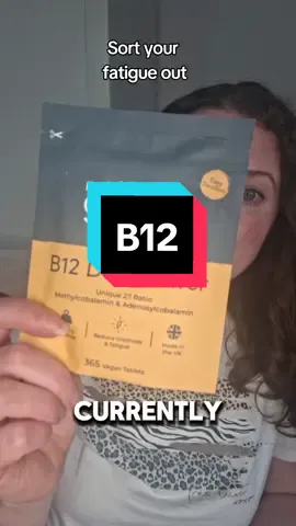 Help your fatigue with a years supply of b12 dual power by nutrition geeks. #nutritiongeeks #healthsupplements #tiktokshopwellness #b12 #b12power #vitamindeficiency #fatigue 