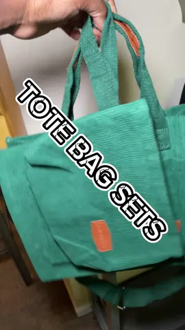 Buy It Before It Sells Out!! These Tote Bag Sets Is A Must Have. Its a tote plus a wrist bag all for $10. . #TTSACL #tiktokshopsummersale #totebags #totebagsets #totewristbag #musthaves #sale #titokshop #viral #tiktokmademebuyit #bags 