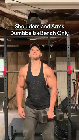 Shoulders and arms dumbbells workout #gym #Fitness #workout #foryou #fyp 