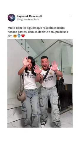 Marca o seu mozão nos comentários ❤️ #diadosnamorados #camisadetime #amor #futebol #realmadrid #brasil #fy #fyp #foryou 