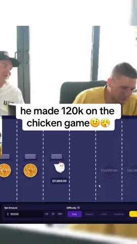 He made 120k on the chicken game😮‍💨 #stevewilldoit 