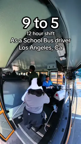 And yes I got paid for the full 12 hours (minus the lunch). #schoolbusdriver #losangeles #dayinmylife #cdl #knottsberryfarm 