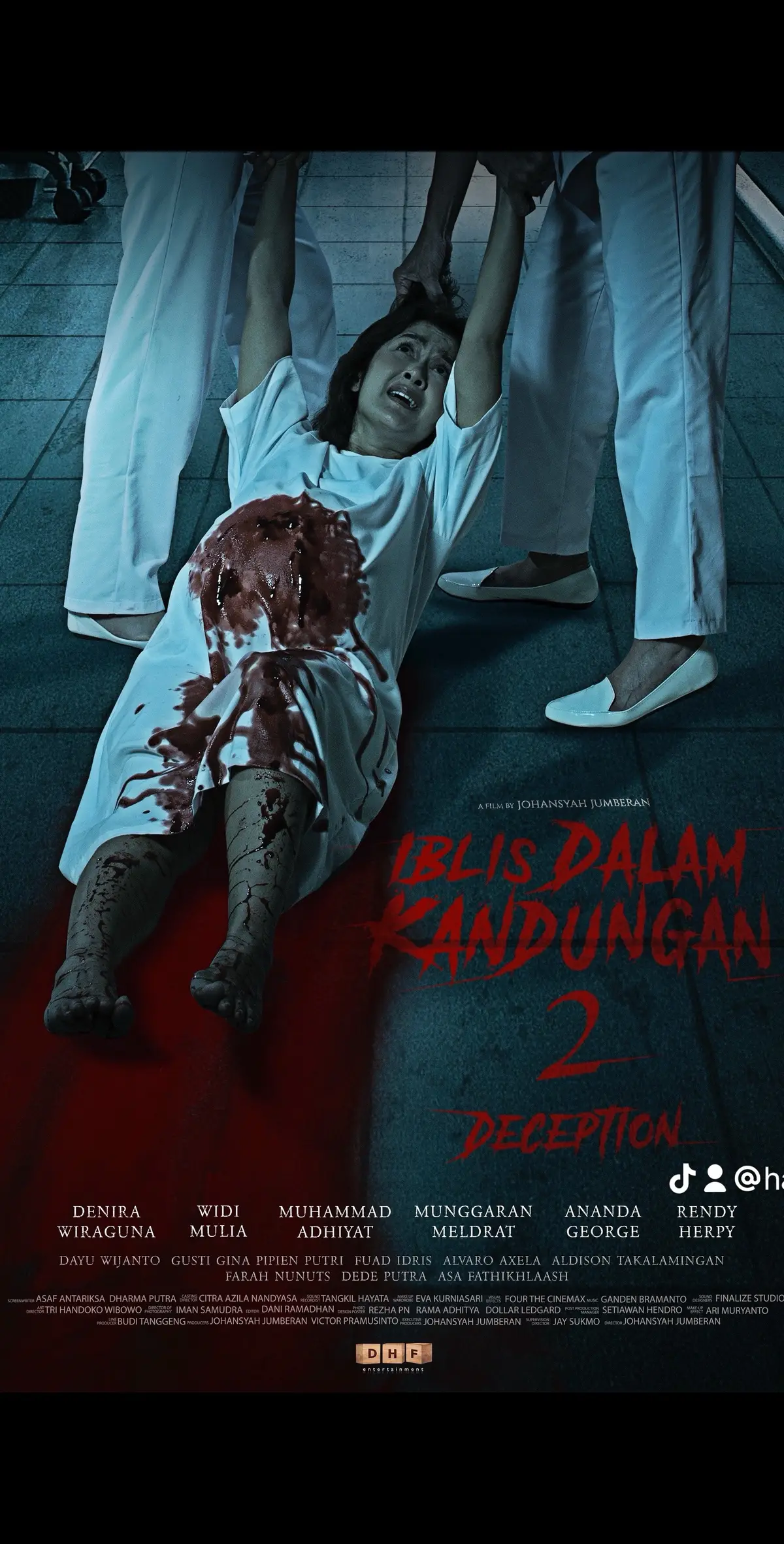 Iblis dalam kandungan 2 : Deception  Di produseri & di sutradarai oleh Johansyah jumberan. melanjutkan cerita dari Iblis dalam kandungan, perjuangan Alani & Vito menyelamatkan ibu dan kandungannya dari ancaman keji. Tipu muslihat dari  kekuatan besar sudah di rencanakan dihari kelahiran. Semua pertanyaan akan ada jawabannya. #saranjana #DHF #dhfentertainment #iblisdalamkandungan #idkmovie2 #iblisdalamkandungan2deception 