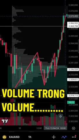volume trong volume #caroonguyen #scalping #volumeprofile #trading #giaodich 
