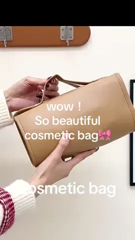 Foldable cosmetic bag.Get it！ Larger capastic🎀👍 High-end👛👍 Portable-handbag for wash-up👜👍 Storage bag for travel🌈👍#cosmeticbaglove #hangbags #leatherbagsforwomen #tavelbagpack #storagebagorganizer 