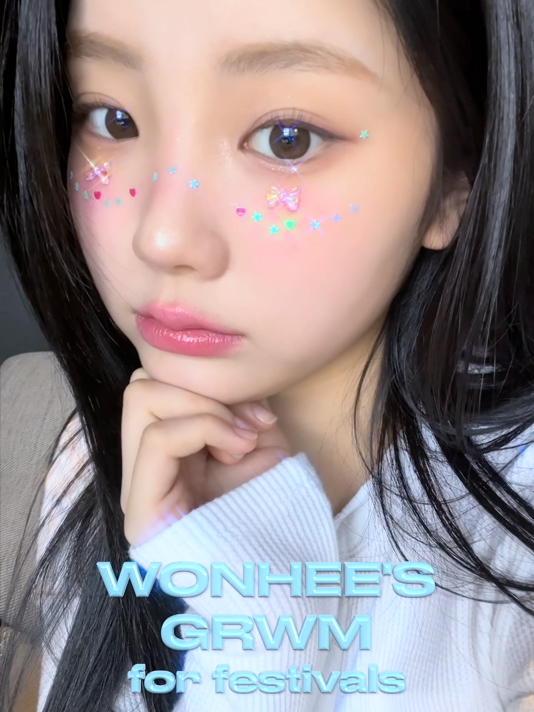 WONHEE'S GRWM for Festivals🎀 #WONHEE #원희 #ILLIT #아일릿 #GRWM