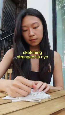 Sketching Strangers (?) 🤫✏️ @andrew polo 