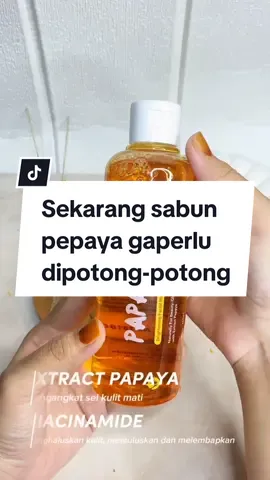 Sabun papaya Cair Liquid dari SJA. #sabunpapaya #facialwash #liquid #sabuncair #belilokal 