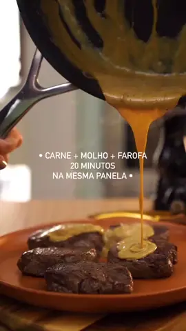 Comida de uma panela só pra esse almoço?? Temos! Aproveita pra fazer esse prato que ainda da tempo #foryou #foryoupage #viralvideo #viral #foodtiktok #carne #steak #almoco #marmita 