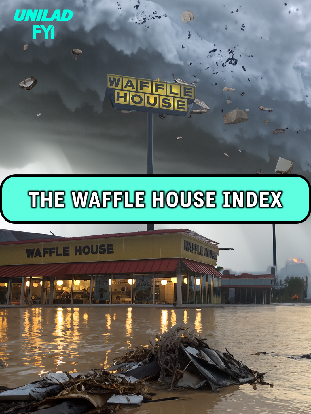 You know things are bad if Waffle House closes... 🧇🌪️ #wafflehouse #wafflehouseindex #tornado #fyi