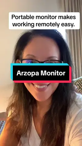 Arzopa has a great product for the price. It makes remote work life super convenient and easy! #arzopaportablemonitor #monitor #workingremote #remotework #easy #work #summervacay #sanantonio #worklife #ontheroad #greatdeal 